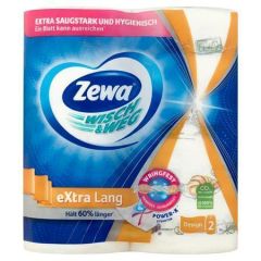 ZEWA  Kuchyňské utěrky Wisch&Weg extra lang, 2vrstvé, 2 role, ZEWA ,balení 2 ks
