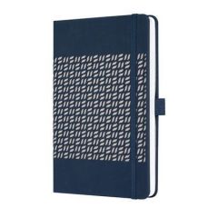 SIGEL  Exkluzivní zápisník Jolie, tmavě modrá, A5, linkovaný, 87 listů, tvrdé desky, SIGEL JN205