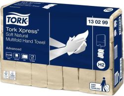 TORK  Ručník Xpress® Soft Multifold, skládací, 2 vrstvý, 180 listů, H2 systém, Advanced, TORK 130299
