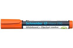 SCHNEIDER  Popisovač na bílou tabuli a flipchart Maxx 290, oranžová, 1-3 mm, kuželový hrot, SCHNEIDER 129106