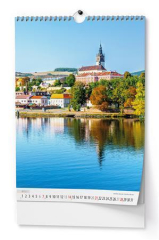 Nástěnný kalendář, Česká republika, A3, 2022, BALOUŠEK
