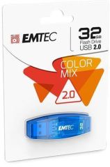 USB flash disk C410 Color, modrá, 32GB, USB 2.0, EMTEC ECMMD32GC410