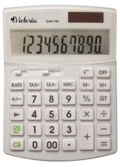 Kalkulačka GVA-740, stolní, 10místný displej, VICTORIA