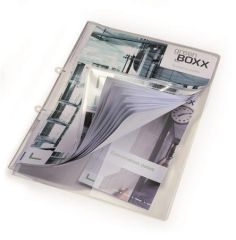 Prezentační složka, transparentní, PP, A4, s děrováním, 25 ks/balení, DURABLE 251219 ,balení 25 ks