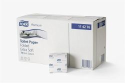 TORK  Toaletní papír Premium extra soft, T3 system, 2 vrstvy, 252 útžků, TORK , extra bílý