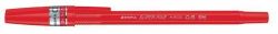 E20663 Kuličkové pero H-8000, červená, 0,21 mm, s víčkem, ZEBRA