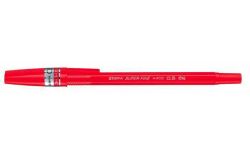 E20663 Kuličkové pero H-8000, červená, 0,21 mm, s víčkem, ZEBRA