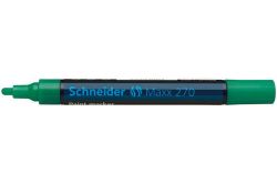 SCHNEIDER  Permanentní lakový popisovač Maxx 270, zelená, 1-3mm, SCHNEIDER