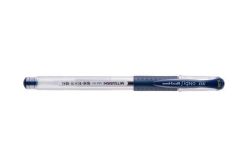 UNI  Gelové pero UM-151, tmavě modrá, 0,38mm, s uzávěrem, UNI
