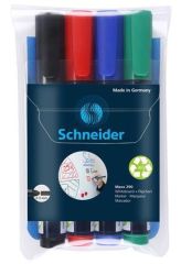 SCHNEIDER  Popisovač na bílou tabuli a flipchart Maxx 290, 4 barvy, 1-3mm, kuželový hrot, SCHNEIDER