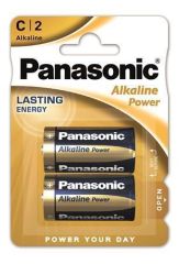 Panasonic  Baterie Alkaline power, C 2 ks, PANASONIC
