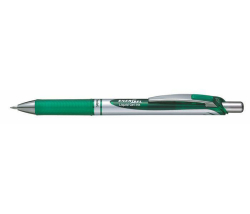 Pentel  Gelové pero EnerGel BL77, zelená, 0,35 mm, stiskací mechanismus, PENTEL BL77-DO