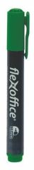 FLEXOFFICE  Permanentní popisovač PM03, zelená, 1,5mm, kuželový hrot, FLEXOFFICE