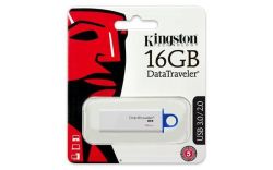 USB flash disk DTI G4, modrá, 16GB, USB 3.0, KINGSTON