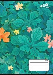 Sešit Floral Garden 21-32, mix motivů, A5, linkovaný, 32 listů, COOL BY VICTORIA