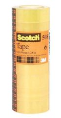 Lepicí páska, 19mm x 33m, 3M/SCOTCH, žlutá ,balení 8 ks