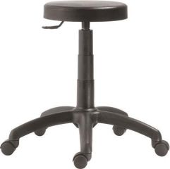 Pracovní židle 1030 ZON, černá, stolička, plynový píst, plastový kříž