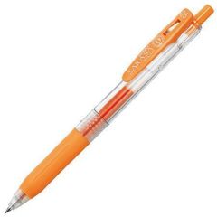 Gelové pero Sarasa Clip, oranžová, 0,33 mm, stiskací mechanismus, ZEBRA 14319