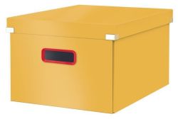 Úložná krabice Cosy Click&Store, žlutá, vel. L, LEITZ 53490019
