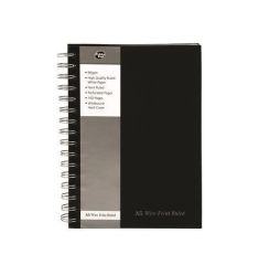 Pukka Pad  Blok Black Range, A5, černá, linkovaný, 80 listů, spirálová vazba, PUKKA PAD