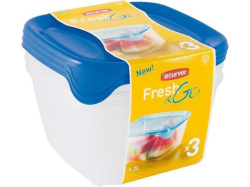 Sada dóz Fresh&go, 3x 1,2 l, CURVER 182220 ,balení 3 ks