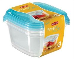 Sada dóz, 3x1,2 l, CURVER Fresh&go ,balení 3 ks