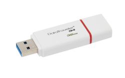 USB flash disk DTI G4, červená, 32GB, USB 3.0, KINGSTON
