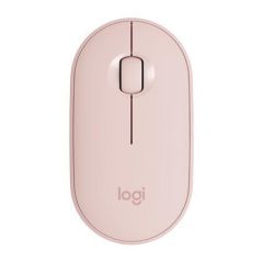 Optická bezdrátová myš Pebble M350“, růžová, Bluetooth, LOGITECH, 910-005717