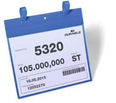 Durable  Závěsná kapsa, tmavě modrá, A4, na šířku, DURABLE ,balení 50 ks