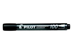 Permanentní popisovač Permanent Marker 100, černá, 1 mm, kuželový hrot, PILOT