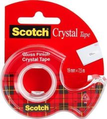 3M SCOTCH  Lepicí páska s odvíječem, 19mm x 7,5m, 3M/SCOTCH Crystal