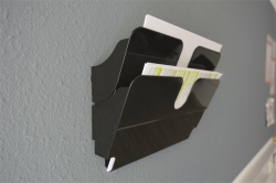 Držák na katalogy FLEXIPLUS 2, černá, na zeď, A4, na šířku, magnetický, DURABLE 1709022060