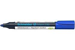 SCHNEIDER  Popisovač na bílou tabuli a flipchart Maxx 290, modrá, 1-3 mm, kuželový hrot, SCHNEIDER 129003