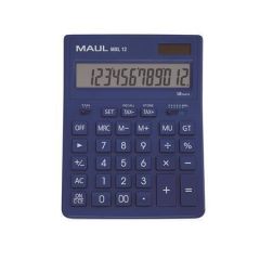 Maul  Kalkulačka MXL 12, modrá, stolní, 12 číslic, MAUL 7267034