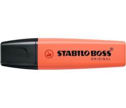 Stabilo  Zvýrazňovač BOSS original Pastel, pastelová korálová červená, 2-5 mm, STABILO