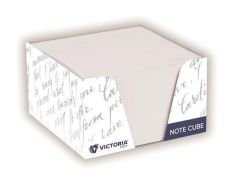 Bloček s dávkovačem, 85 x 85 x 50 mm, 347 listů, VICTORIA OFFICE ,balení 347 ks