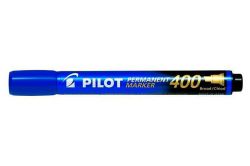 PILOT  Permanentní popisovač Permanent Marker 400, modrá, 1,5-4 mm, klínový hrot, PILOT
