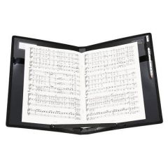 Desky na noty Vocalyz Concerto, černá, 4 kapsy, PP, VIQUEL