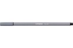 Stabilo  Fix, 1 mm, STABILO Pen 68, tmavě šedá