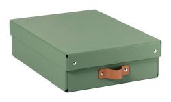 Leitz  Úložný box Puro, šalvějově zelená, velikost M - nízký, 2 ks/balení, LEITZ 61480050 ,balení 2 ks