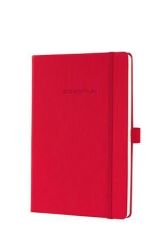 SIGEL  Záznamní kniha Conceptum, červená, A5, čtverečkovaný, 194 listů, tvrdé desky, SIGEL