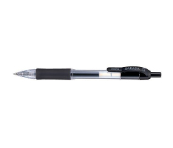 ZEBRA  Gelové pero Sarasa, černá, 0,33 mm, stiskací mechanismus, ZEBRA 46710