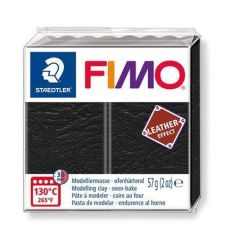 FIMO  FIMO® Leather Effect, černá 57g