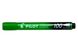 Permanentní popisovač Permanent Marker 100, zelená, 1 mm, kuželový hrot, PILOT