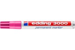 EDDING  Permanentní popisovač 3000, růžová, 1,5-3 mm, kuželový hrot, EDDING 7580228007