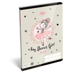 Sešit Tiny Dancer, Lovely Ballerina, 27-32, A5, čtverečkovaný, 32 listů, LIZZYSULI 7500171003