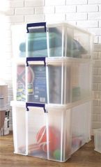 Úložný box ProStore, čirá, plast, 36 l, 3 ks/balení, FELLOWES 7730802 ,balení 3 ks
