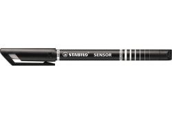 Liner Sensor, 0,3 mm, černá, STABILO