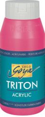 Akrylová barva TRITON SOLO GOYA, svítící růžová, 750 ml, KREUL