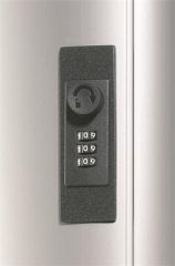 Skříňka na klíče KEY BOX CODE, stříbrná, 72 klíčů, s číselným kódem, DURABLE 196723